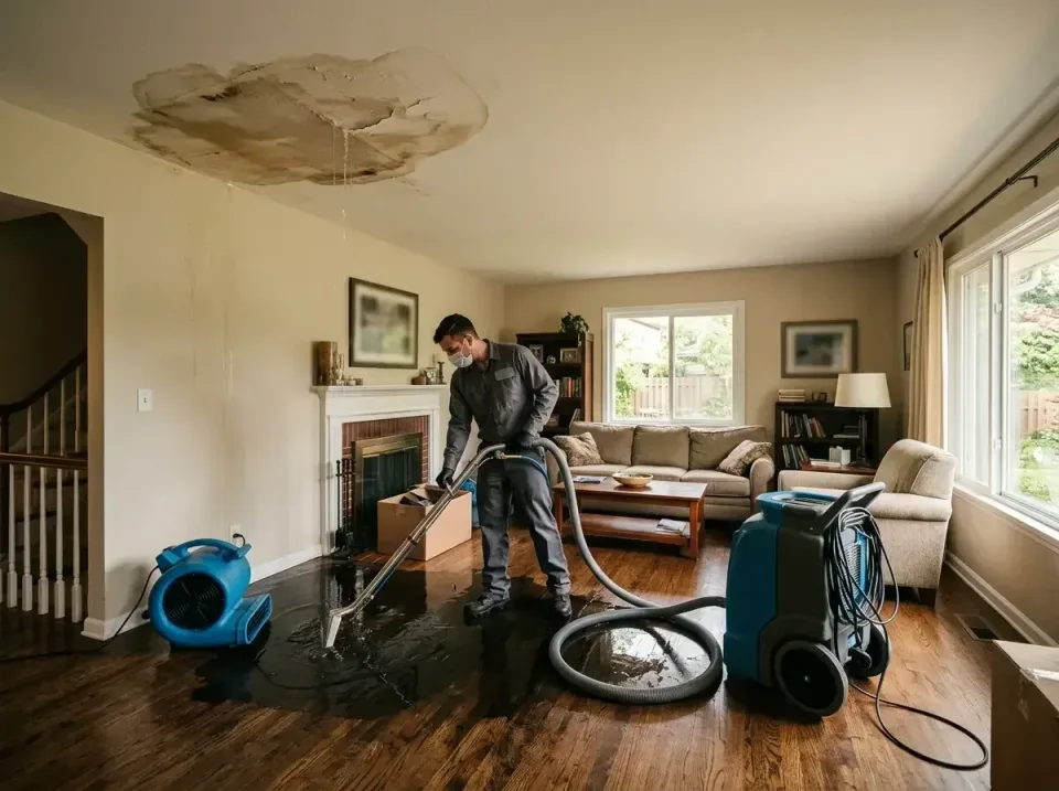 attic-pipe-burst-ceiling-drip-008 — frequently asked questions, Water Damage Restoration & Carpet Care in University Park, MD